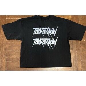 The Weeknd Hurry Up Tomorrow NYC Pop Up Exclusive Cropped T-Shirt Black Large